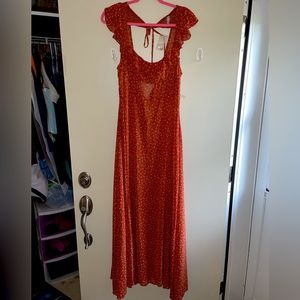 NWOT Burnt Orange Intimately Free People Over Dress